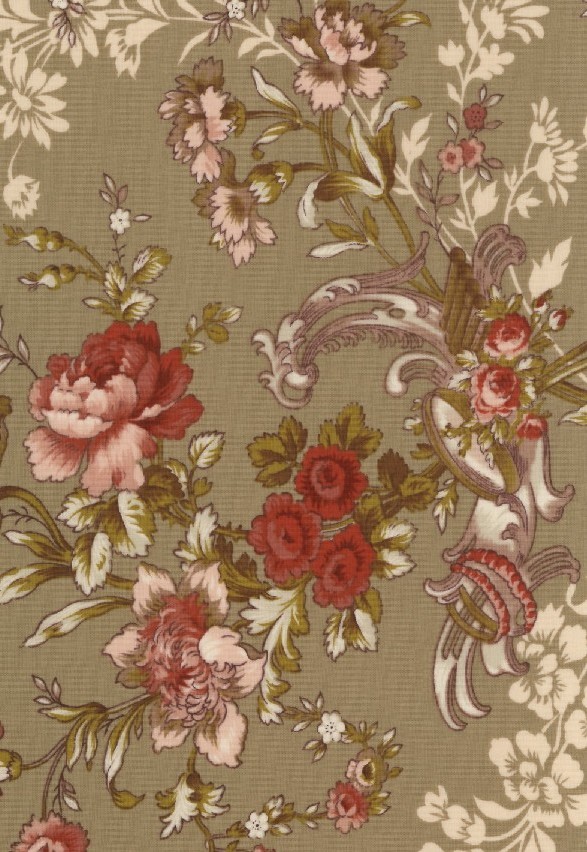 Two-tone fabric design. Louis-quatorze. France 17th century.